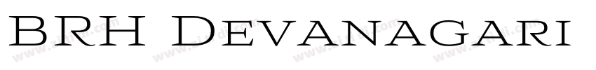 BRH Devanagari RN Re字体转换